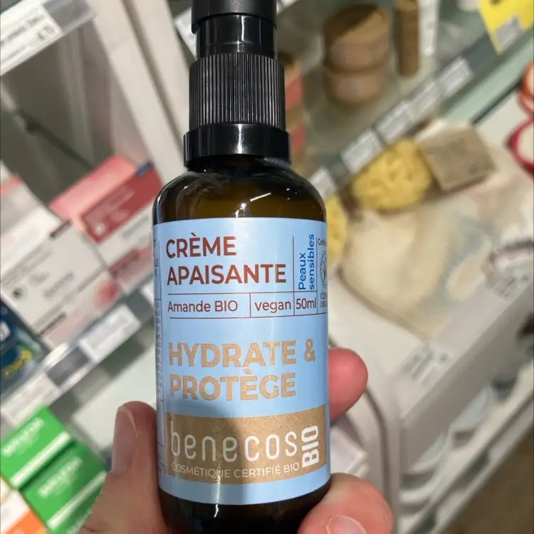 BENECOS BIO - Hydrate & protège - Crème apaisante amande bio
