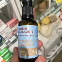 BENECOS BIO - Hydrate & protège - Crème apaisante amande bio