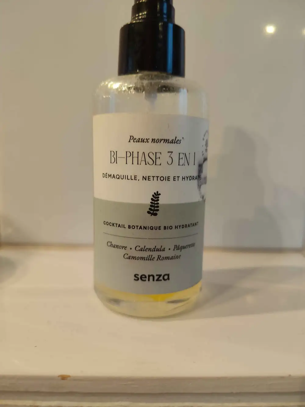 SENZA - Bi-phase 3 en 1 cocktail botanique bio hydratant 