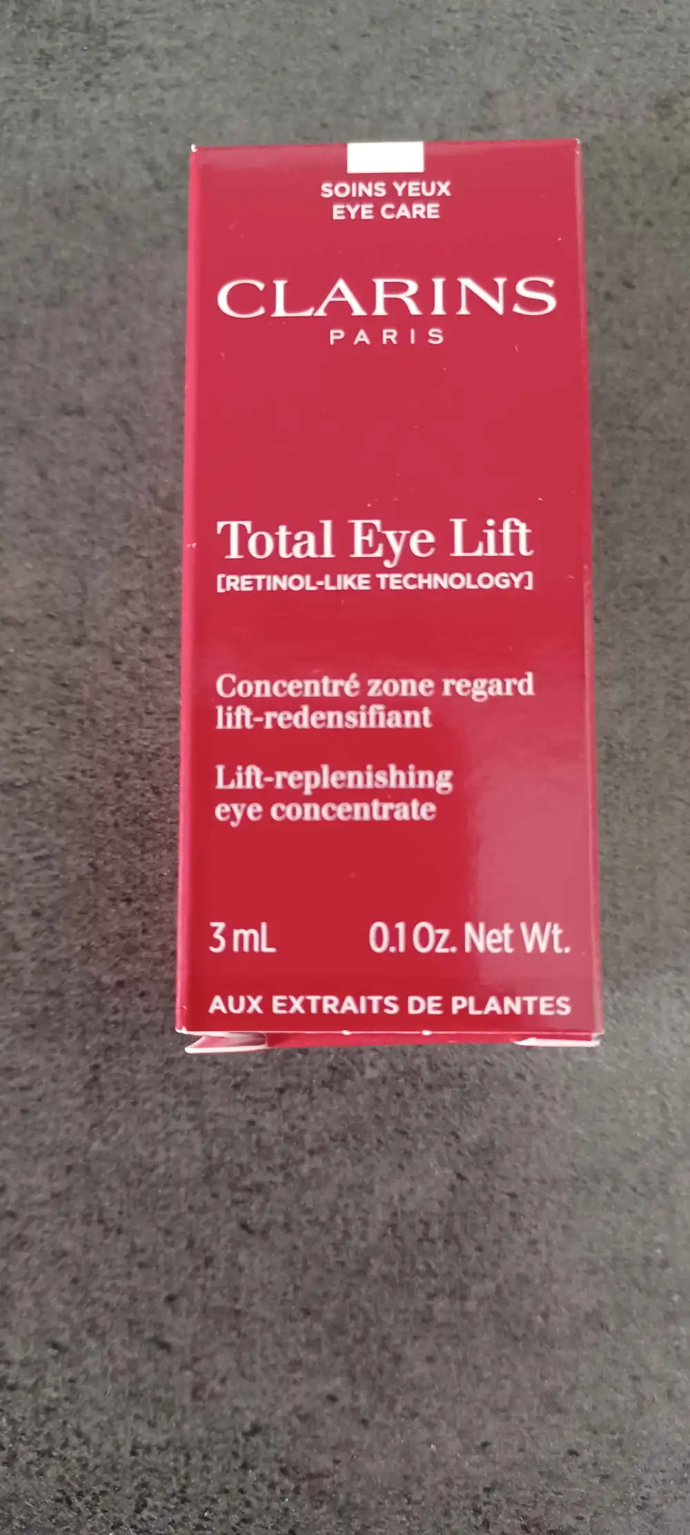 CLARINS - Total eye lift - Concentré zone regard lift-redensifiant