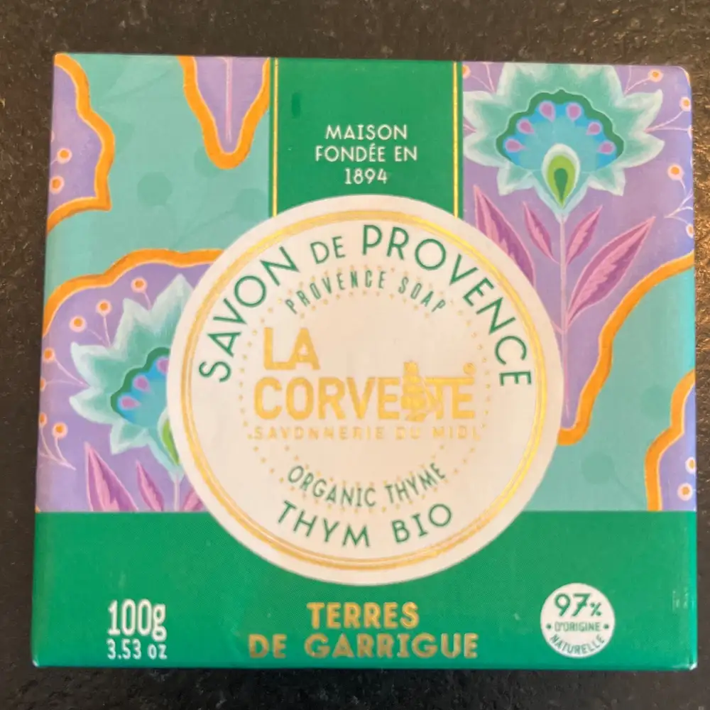 LA CORVETTE - Savon de Provence thym bio
