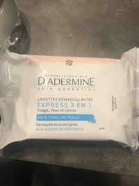 DIADERMINE - Express 3 en 1 - Lingettes démaquillantes
