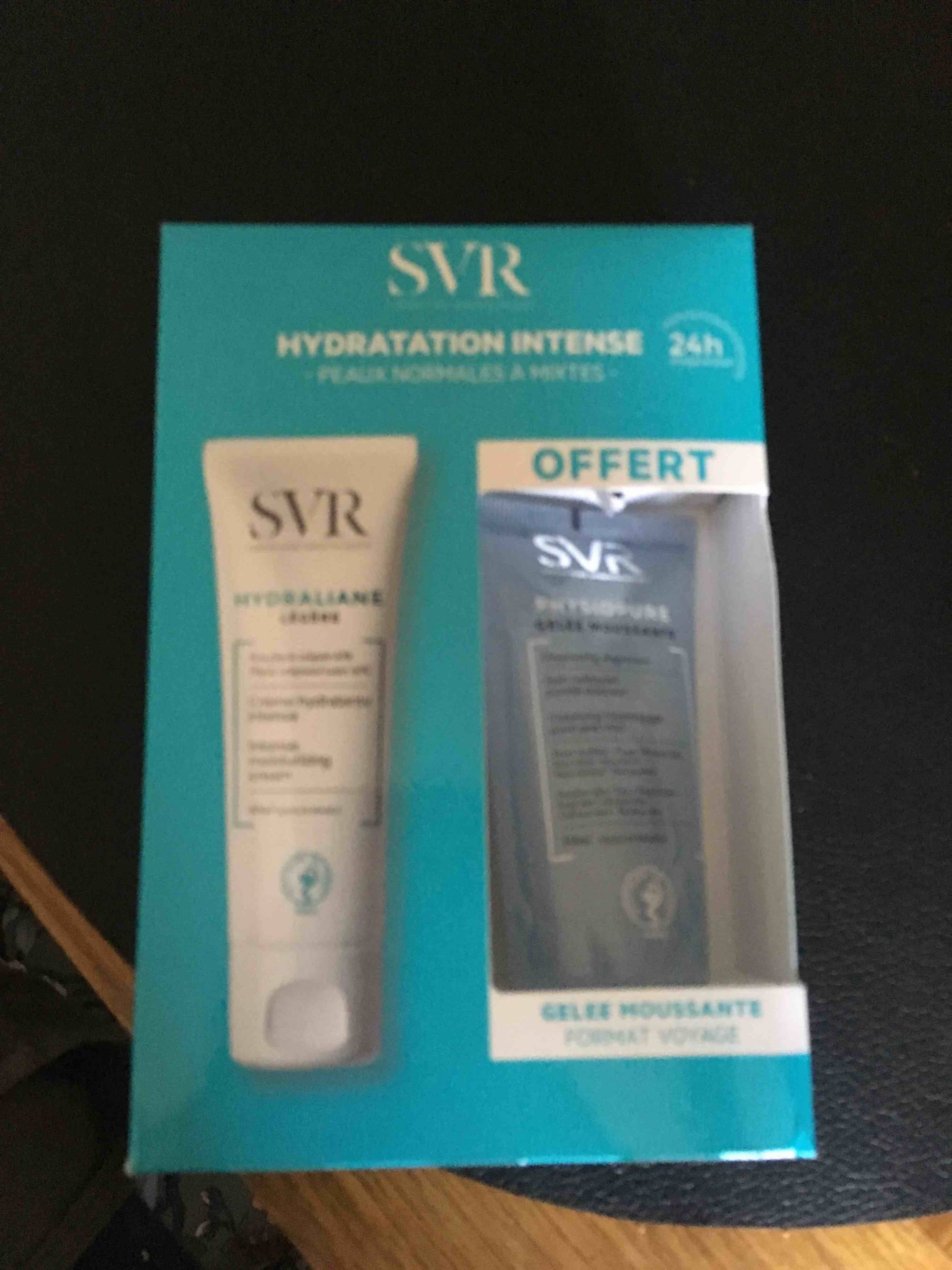 SVR - Hydraliane légère - Crème hydratante intense