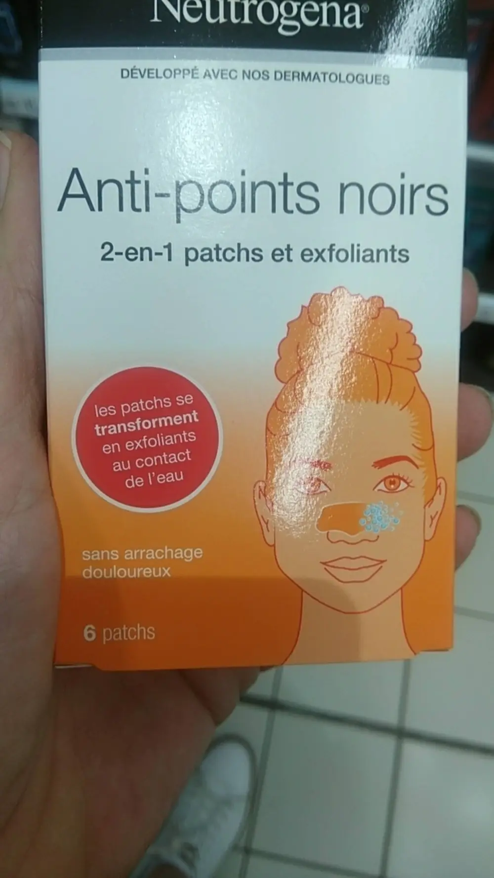 NEUTROGENA - Anti-points noirs - 2 en 1 patchs et exfoliants