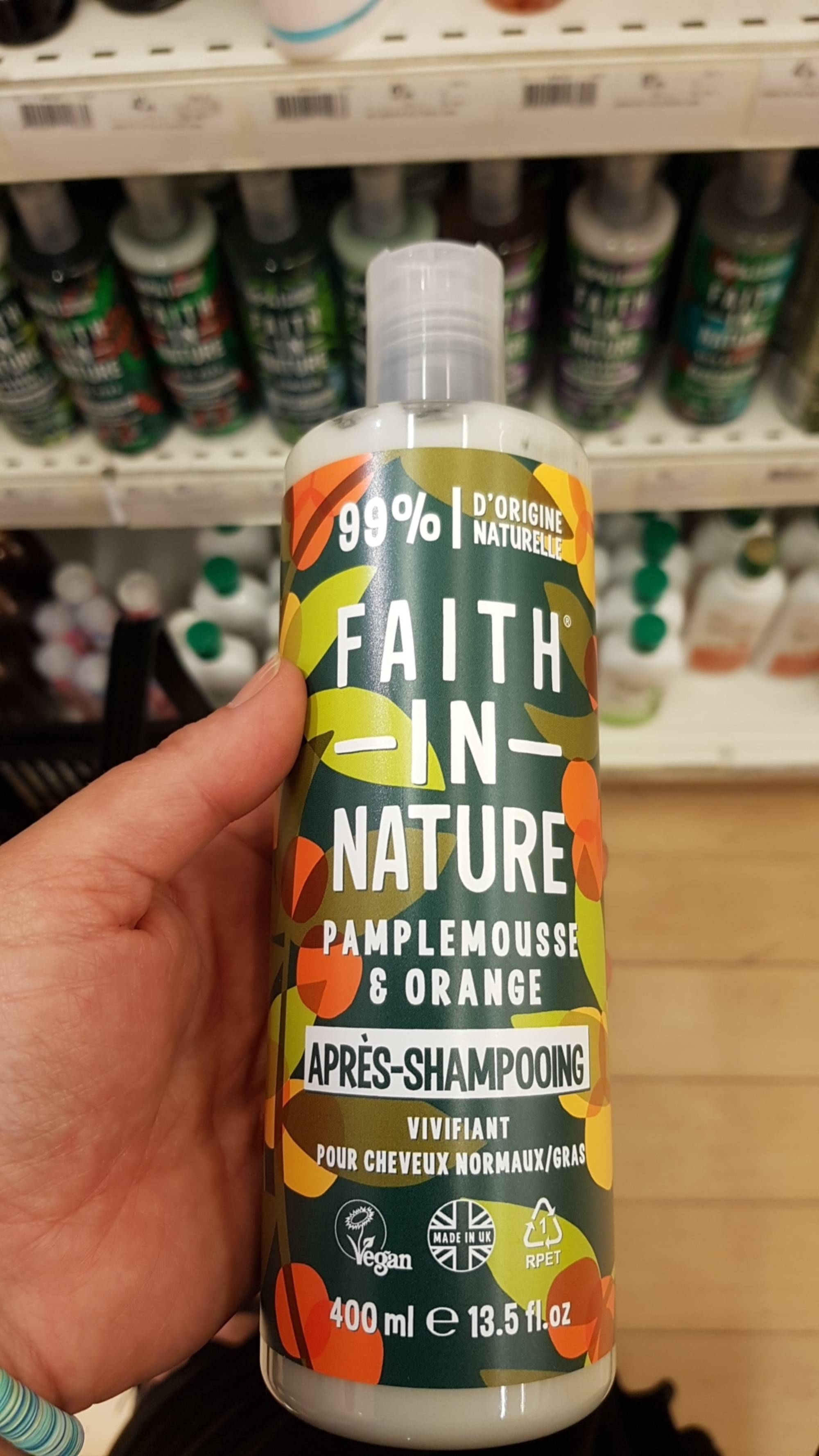 FAITH IN NATURE - Pamplemousse & orange - Après-shampooing