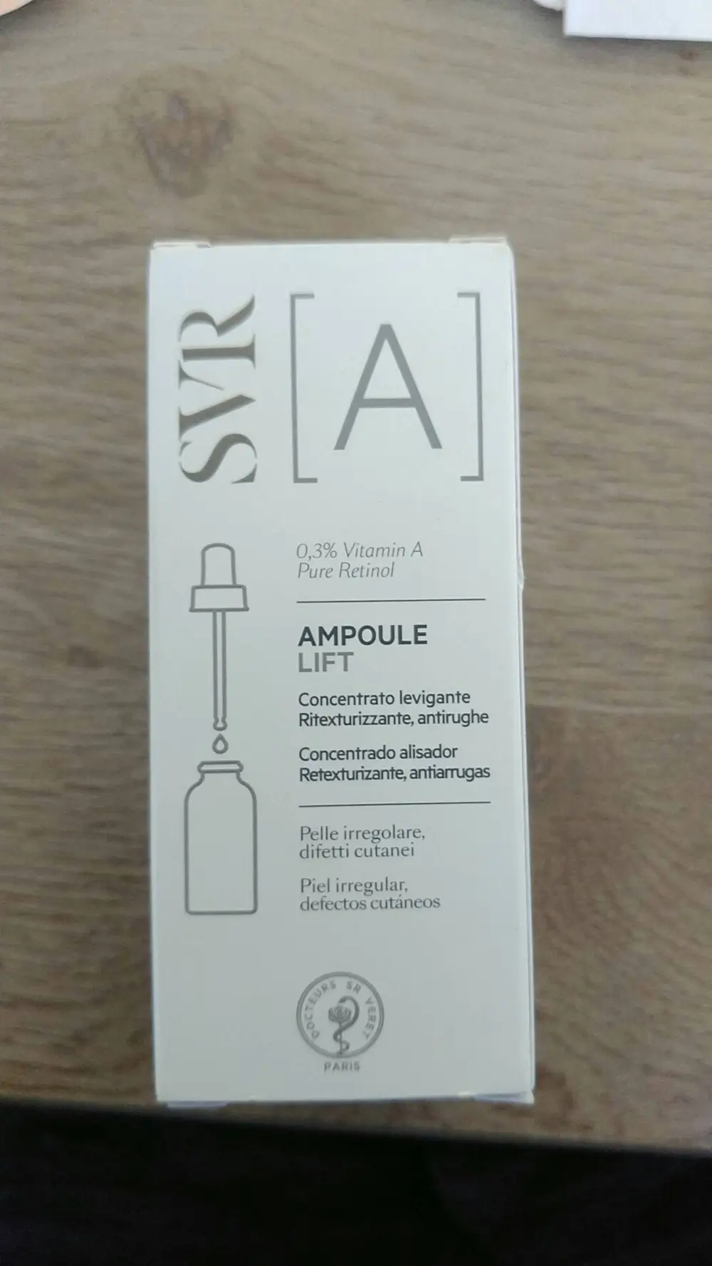 SVR - Ampoule lift - Concentrato levigante