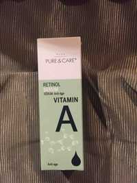 PURE & CARE - Retinol - Sérum anti-âge vitamin A