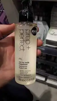 PRIMARK - Prep + perfect - Nettoyant huile lait