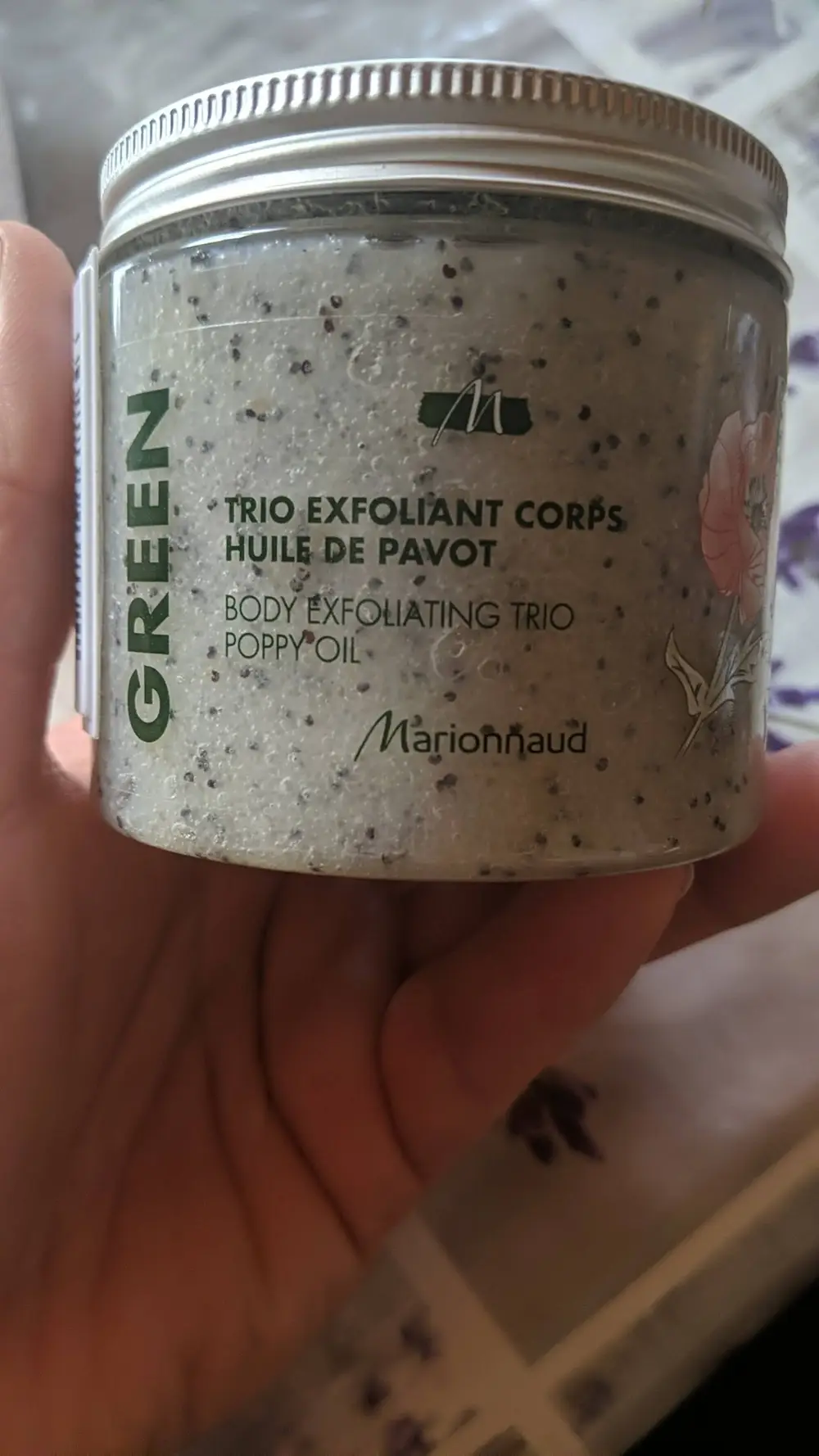 MARIONNAUD - Green - Trio exfoliant corps huile de pavot