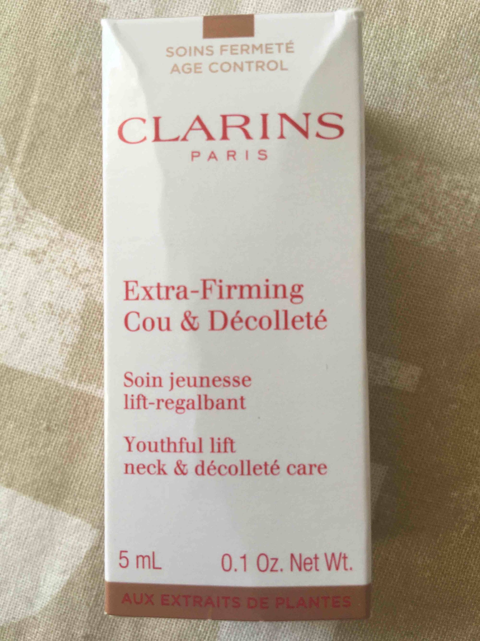 CLARINS PARIS - Extra-firming cou & décolleté - Soin jeunesse