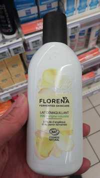 FLORENA - Lait démaquillant à l'huile d'angélique et au jasmin fermentés