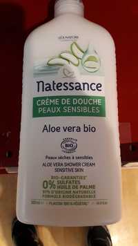 NATESSANCE - Crème de douche peaux sensibles aloe vera bio