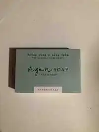 AROMACOLOGY - Vegan soap green clay & aloe vera 