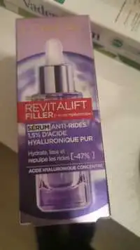 L'ORÉAL - Revitalift filler - Sérum anti-rides 