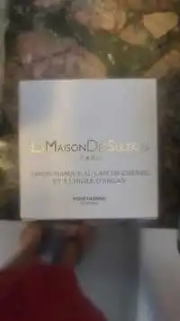 LA MAISON DES SULTANS - Savon masque au lait de chèvre et à l'huile d'argan pour homme