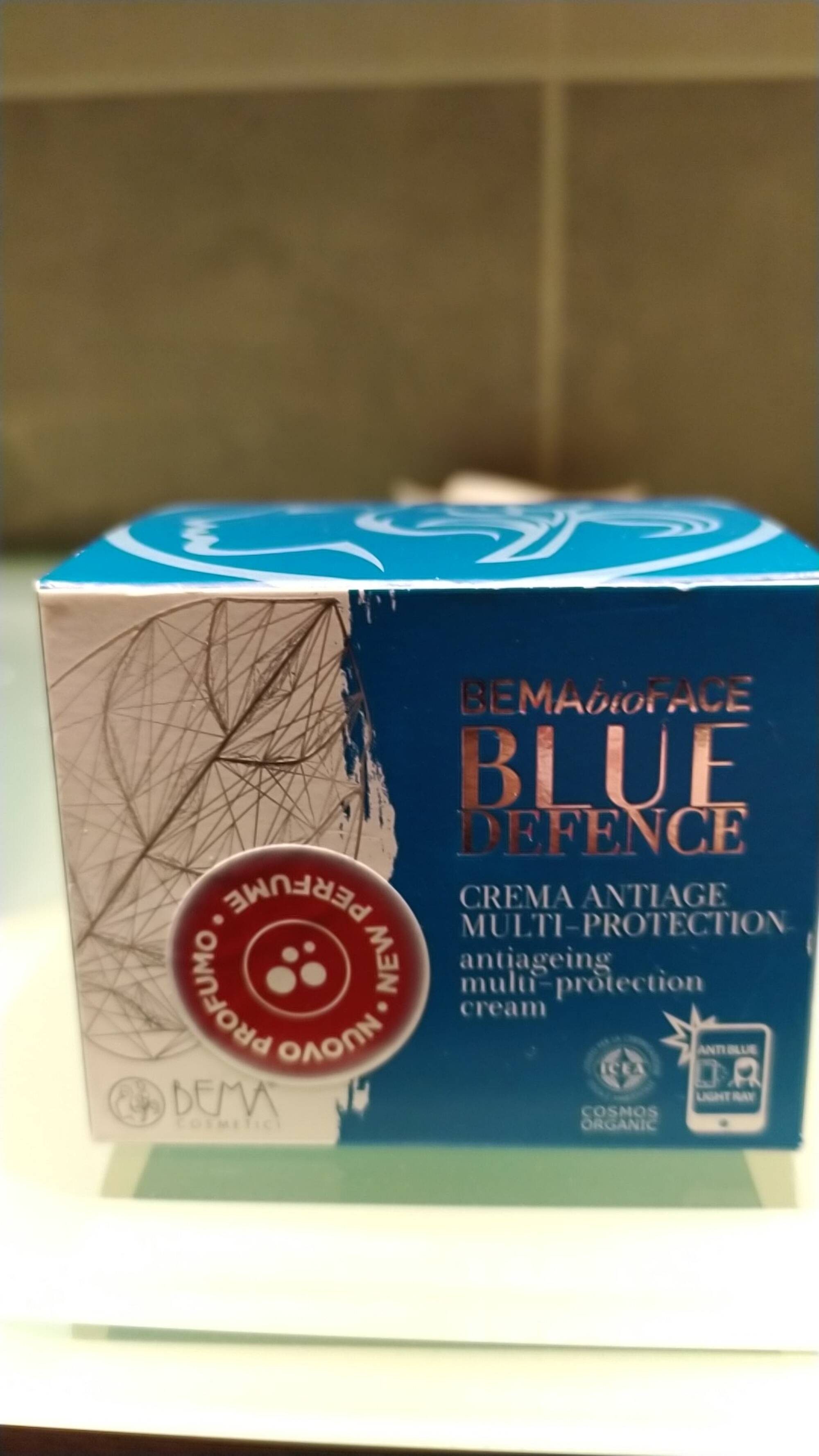 BEMA COSMETICI - Bema bio face blue defence - Creme antiage multi-protection