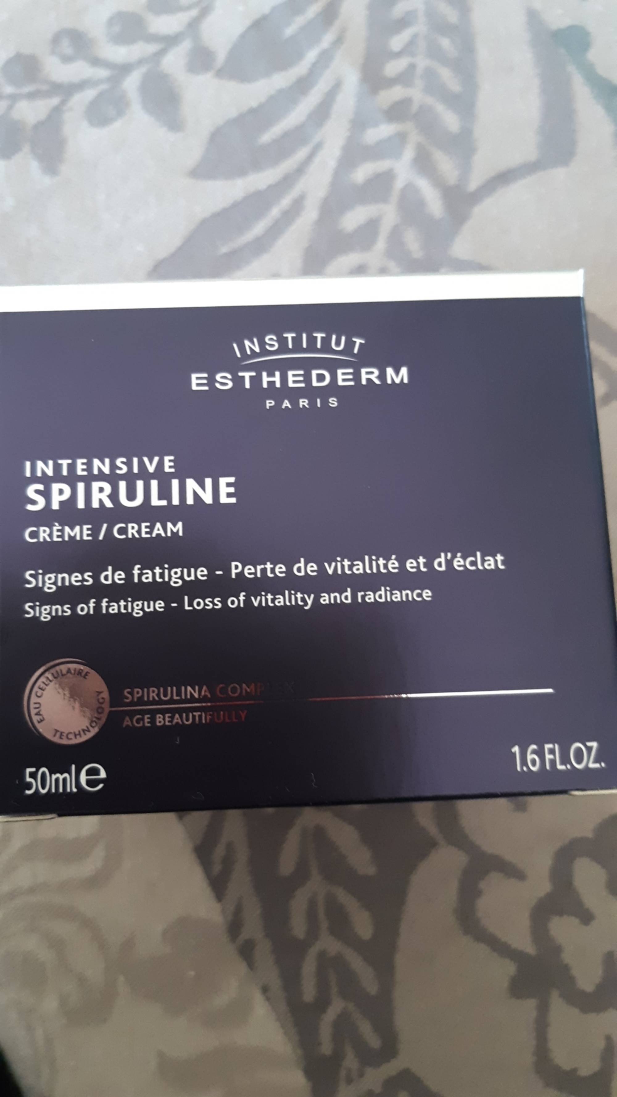 INSTITUT ESTHEDERM - Intensive spiruline - Crème