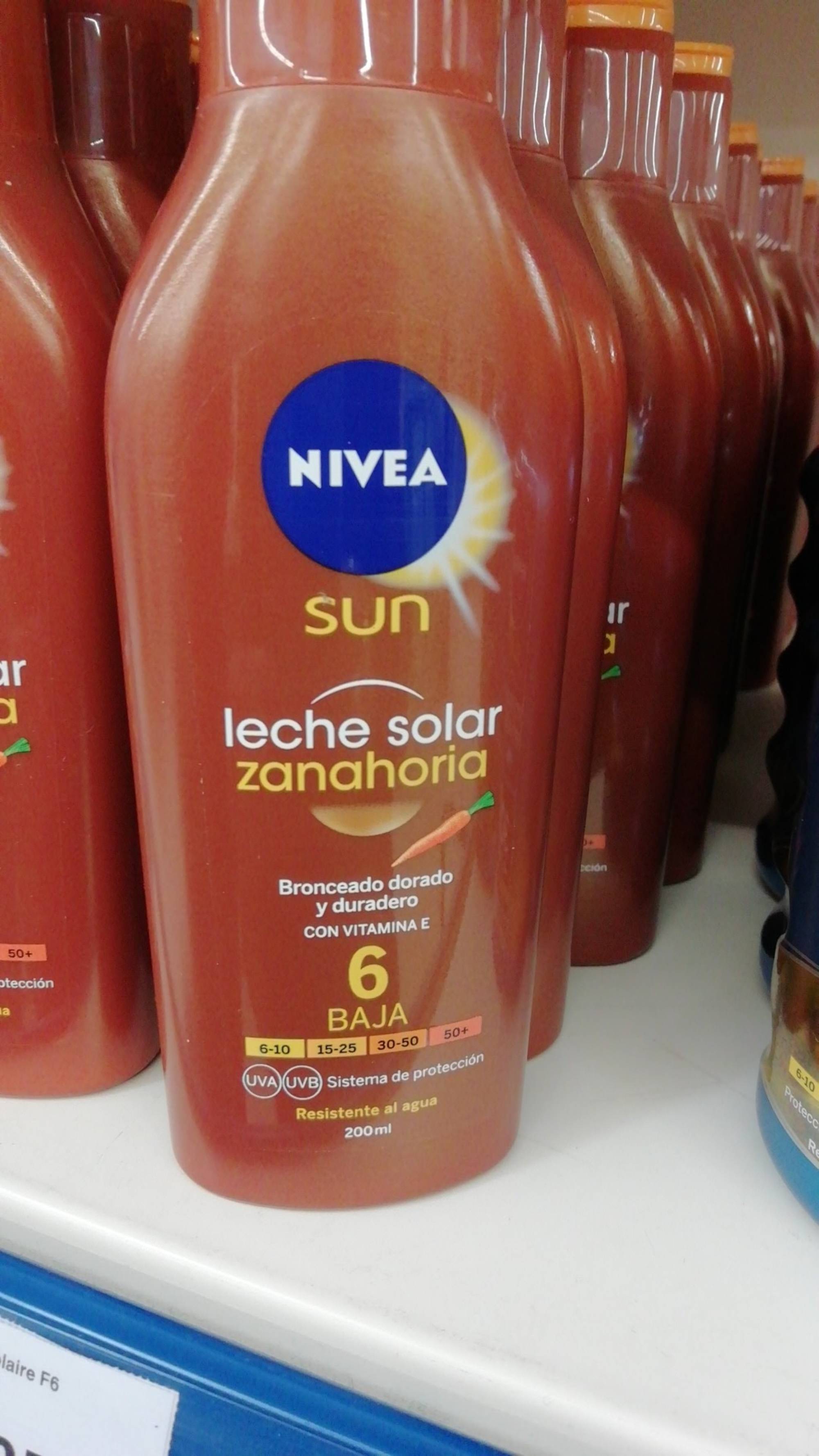 NIVEA - Sun - Leche solar zanahoria 6 baja