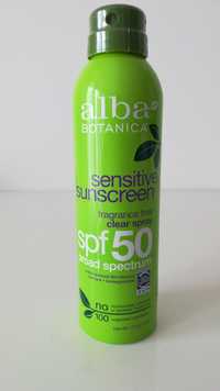ALBA BOTANICA - Sensitive sunscreen - Spf 50 broad spectrum