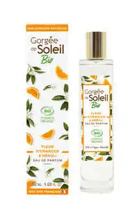 GORGÉE DE SOLEIL BIO - GORGEE DE SOLEIL EDP FLEUR D'ORANGER & NEROLI CERTIFIE BIO COSMOS 50ML