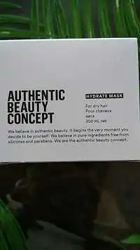 AUTHENTIC BEAUTY CONCEPT - Hydrate mask pour cheveux secs