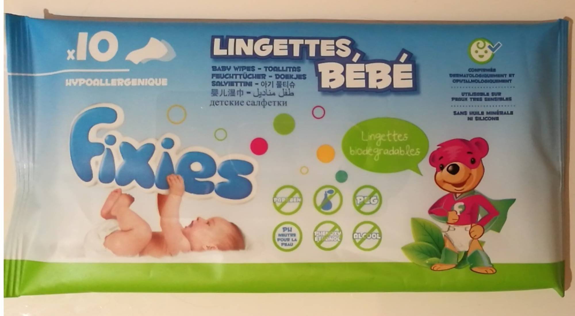 FIXIES - Lingettes Bébé