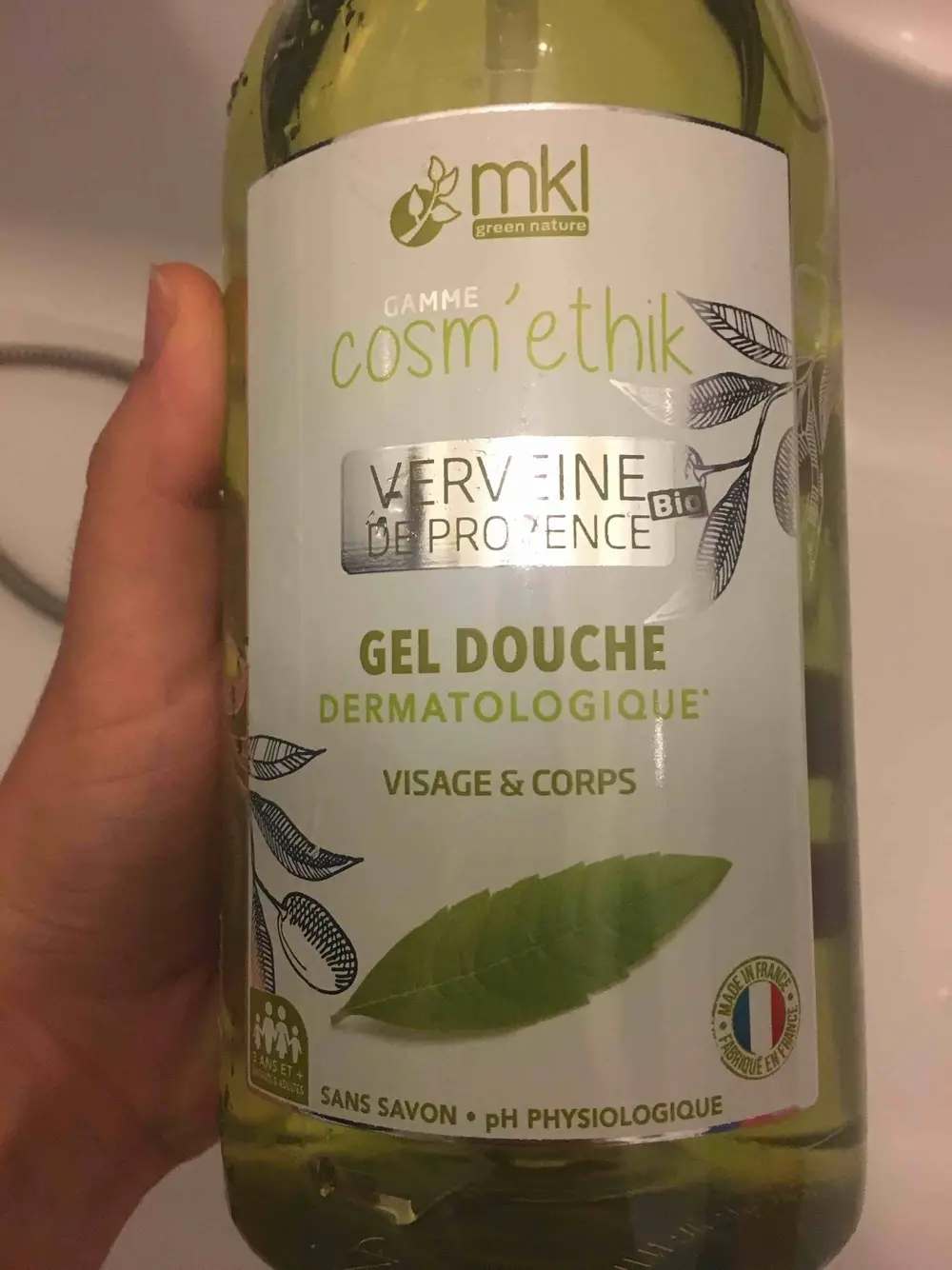 MKL GREEN NATURE - Cosm'ethik Verveine de Provence bio - Gel douche