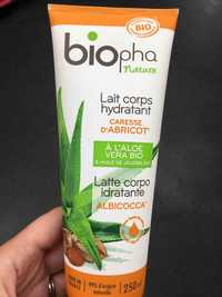 BIOPHA NATURE - Lait corps hydratant caresse d'abricot à l'aloe vera bio