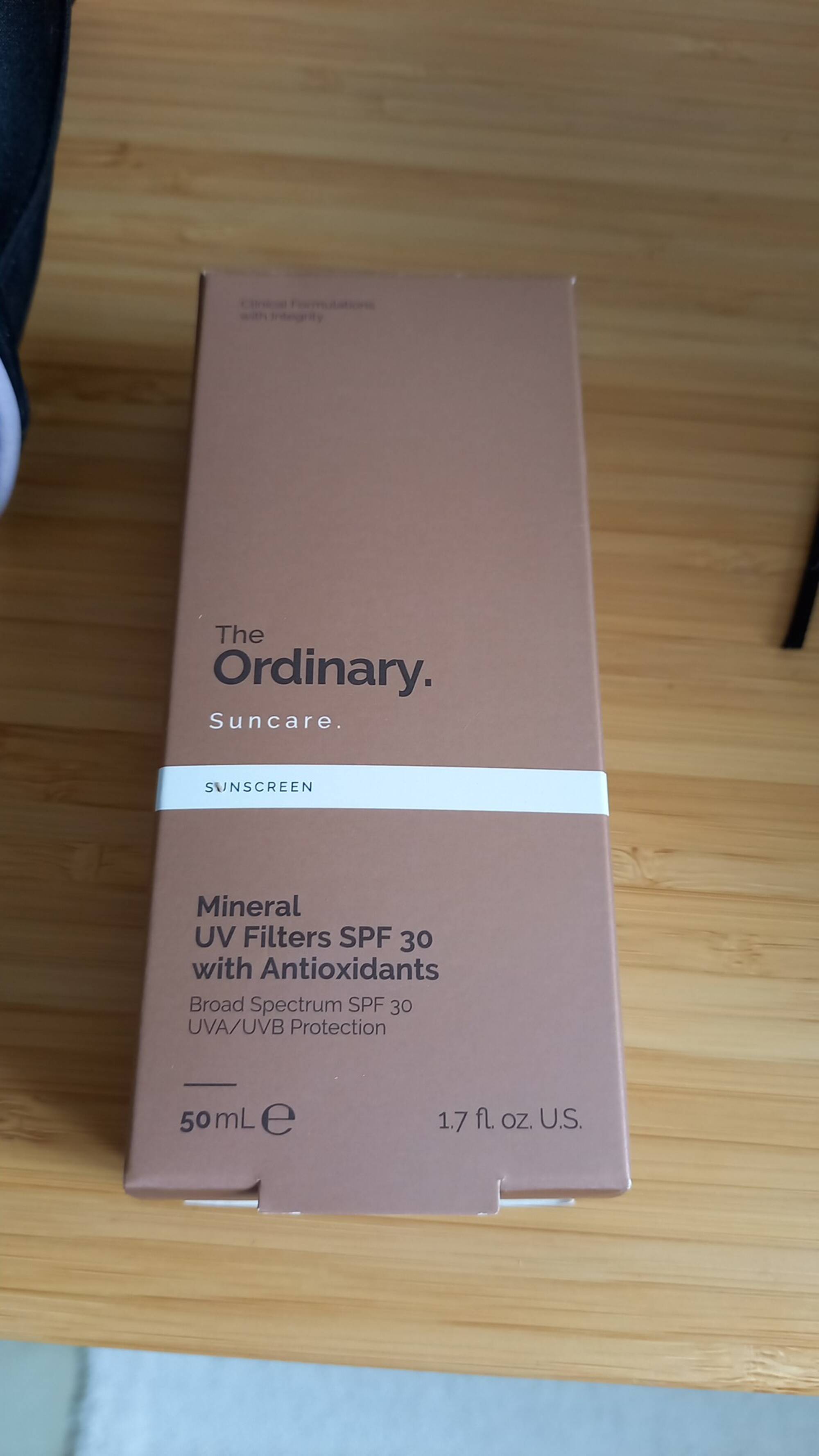 THE ORDINARY - Suncare - Mineral UV filters SPF 30 with antioxidants