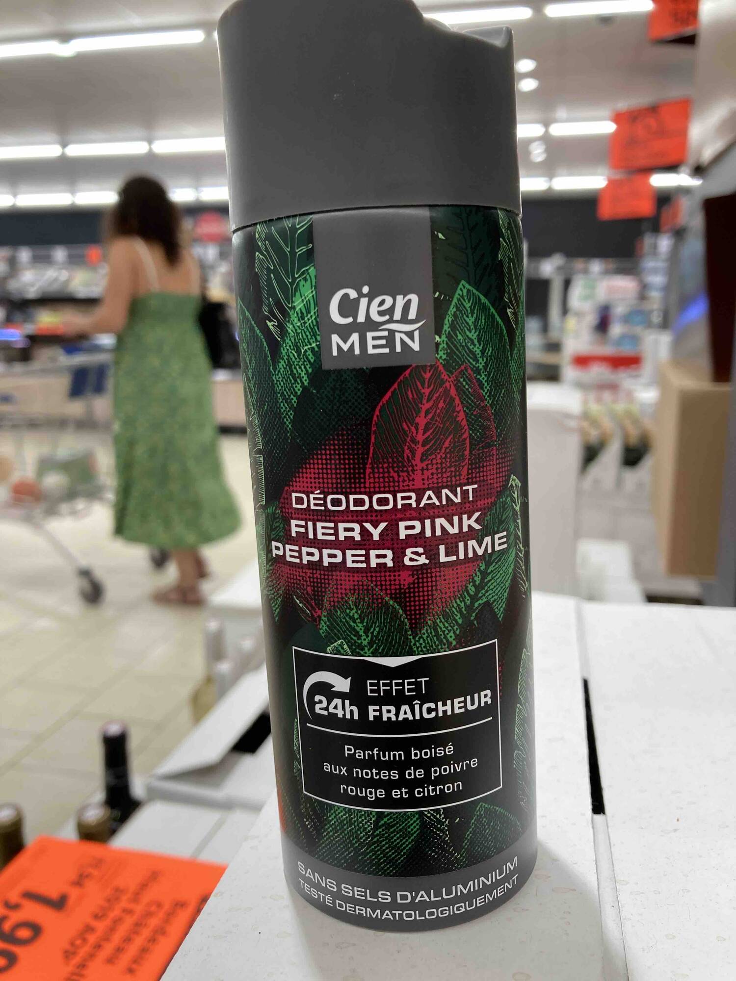 CIEN - Men - Déodorant fiery pink pepper & lime 