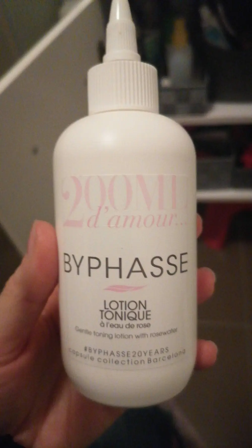 BYPHASSE - Lotion tonique à l'eau de rose