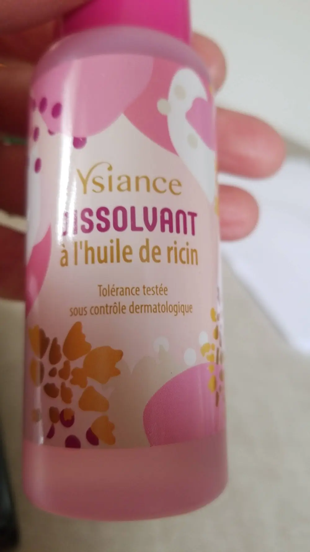 YSIANCE - Dissolvant à l'huile de ricin