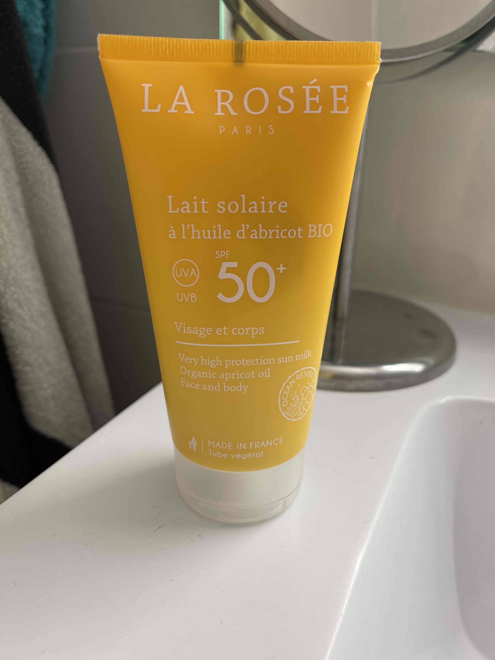 La Rosée sun milk with organic apricot oil spf 50 -150ml