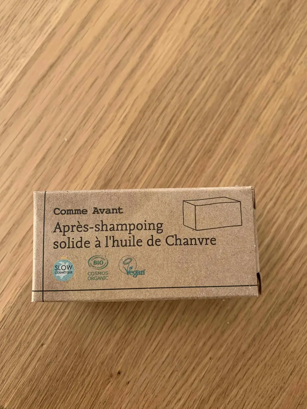 COMME AVANT - Après-shampoing solide à l’huile de chanvre