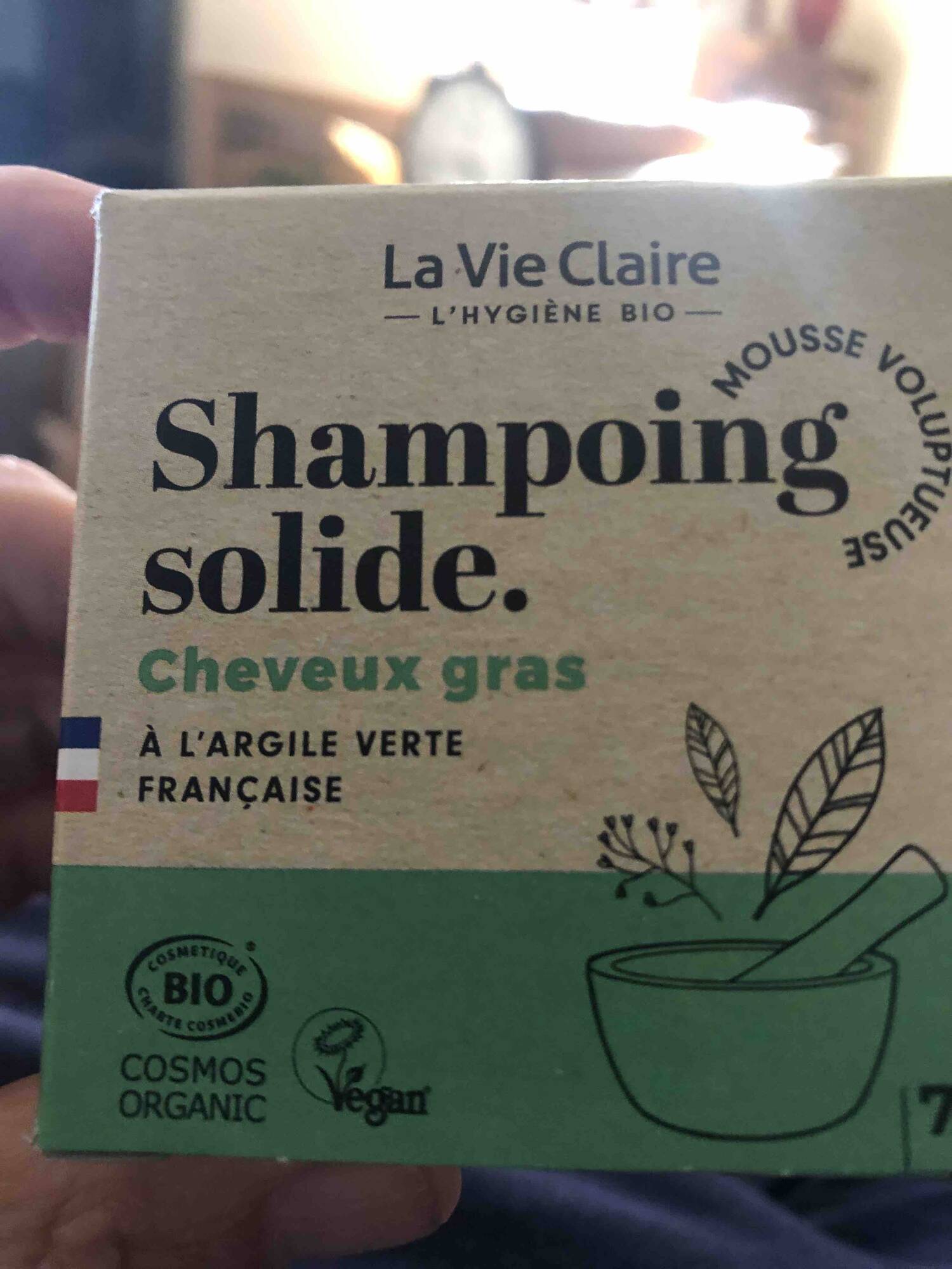 LA VIE CLAIRE - Shampoing solide pour cheveux gras