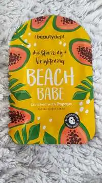 THE BEAUTY DEPT - Beach babe - Facial sheet mask