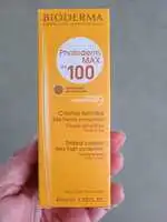 BIODERMA - Photoderm max SPF 100 -  Crème teintée dorée