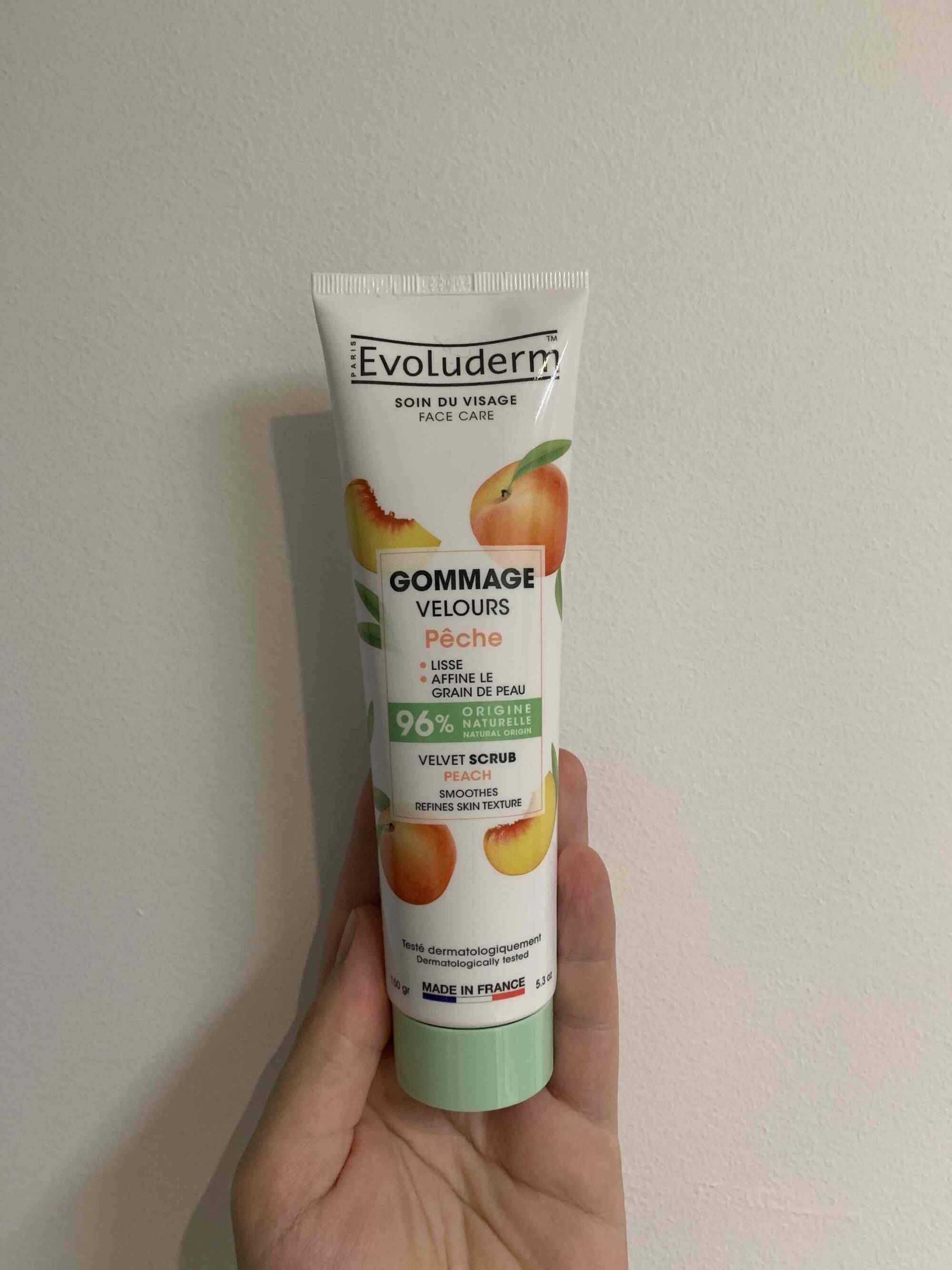 EVOLUDERM - Gommage Velours Pêche