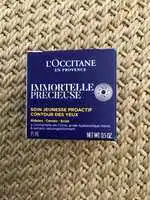 L'OCCITANE - Immortelle précieuse - Soin jeunesse proactif contour des yeux