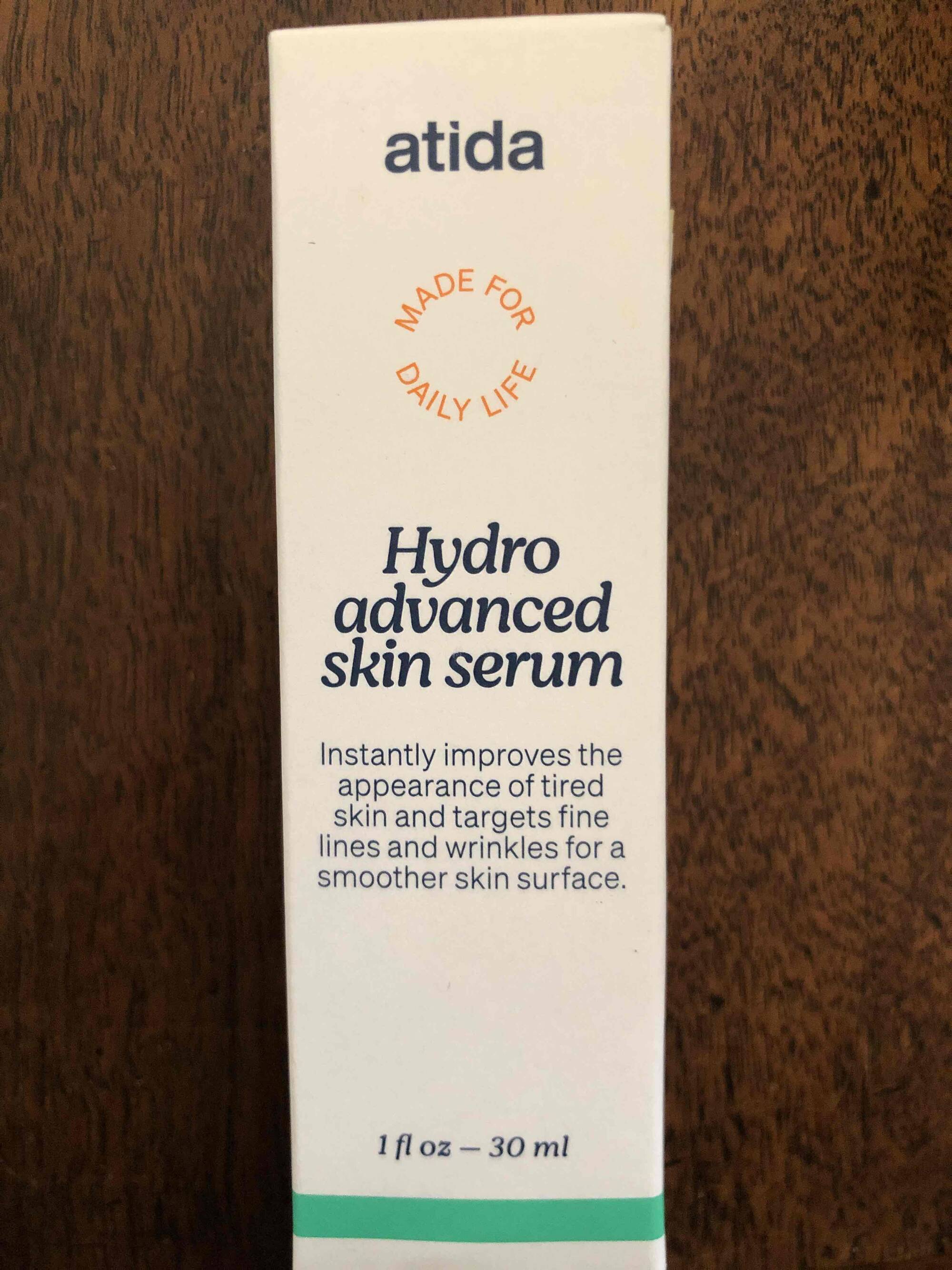 ATIDA - Hydro advanced skin serum 