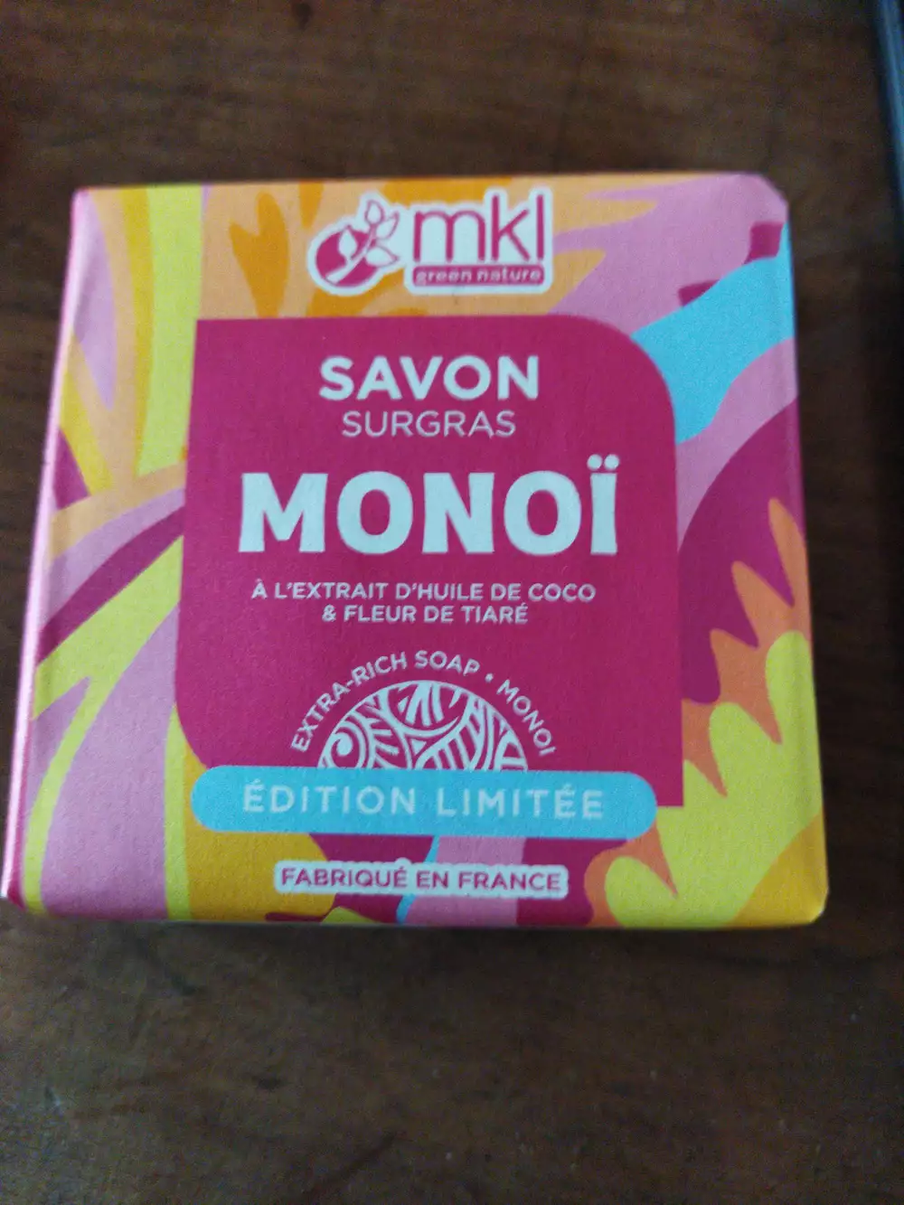 MLK GREEN NATURE - Savon surgras monoï