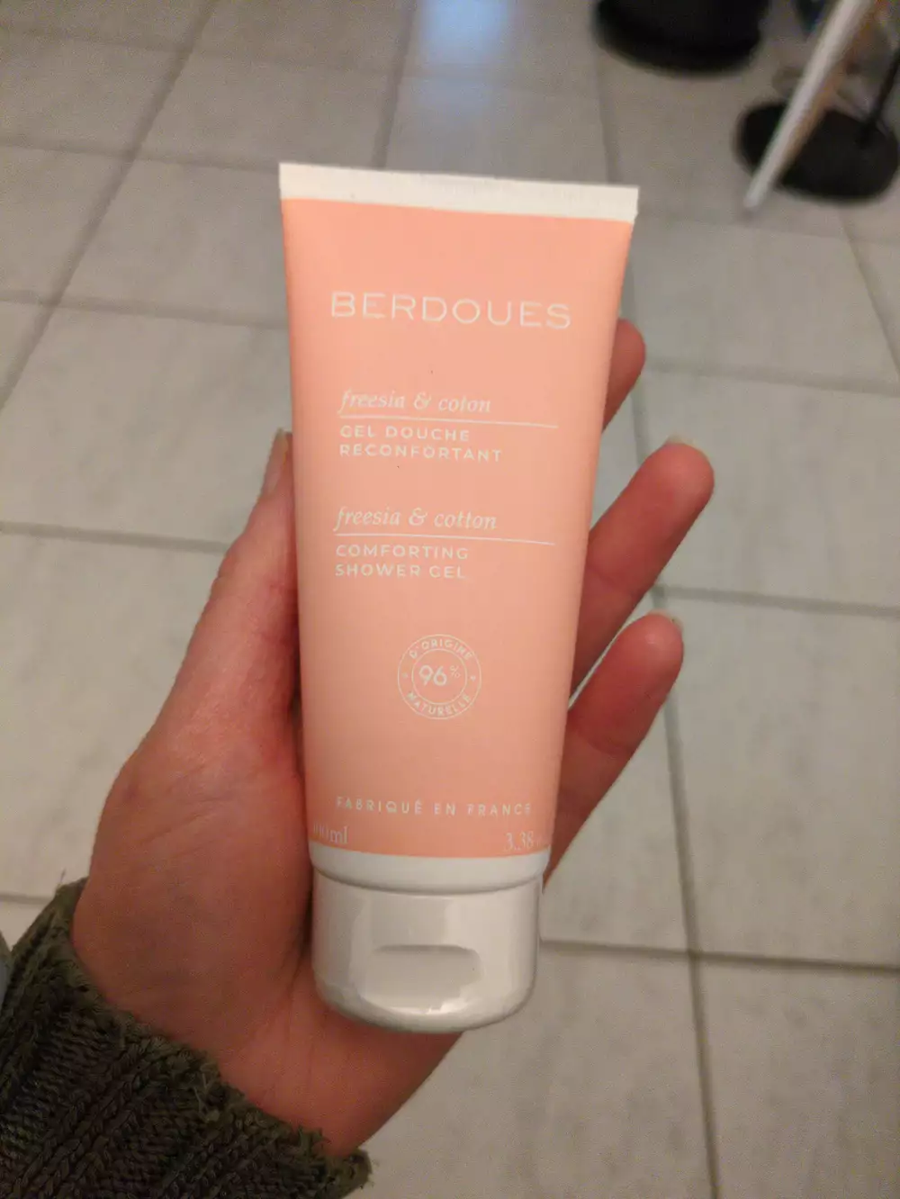 BERDOUES - Freesia & coton - Gel douche réconfortant