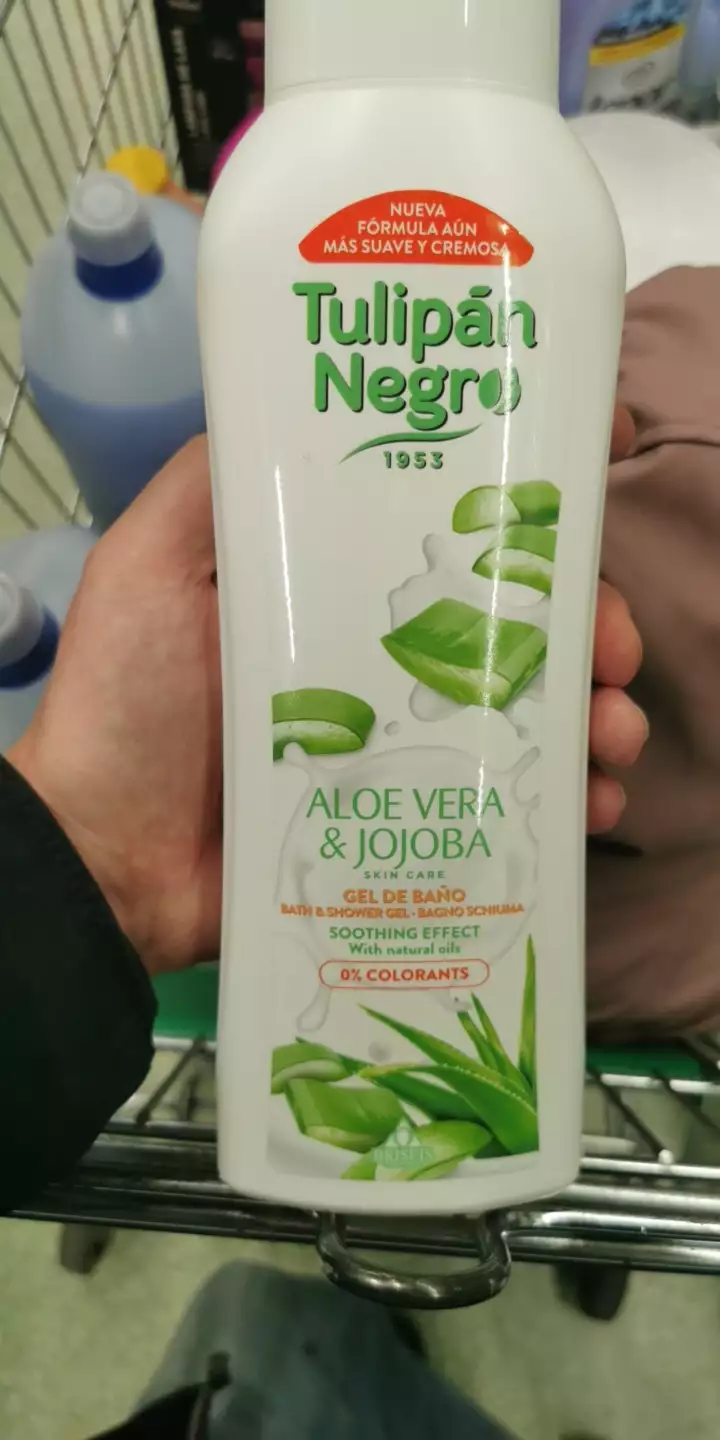 TULIPÁN NEGRO - Aloe vera&jojoba - Bath & shower gel 0% colorants