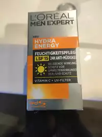 L'ORÉAL - Men expert hydra energie - Feuchtigkeitspfleg LSF 15