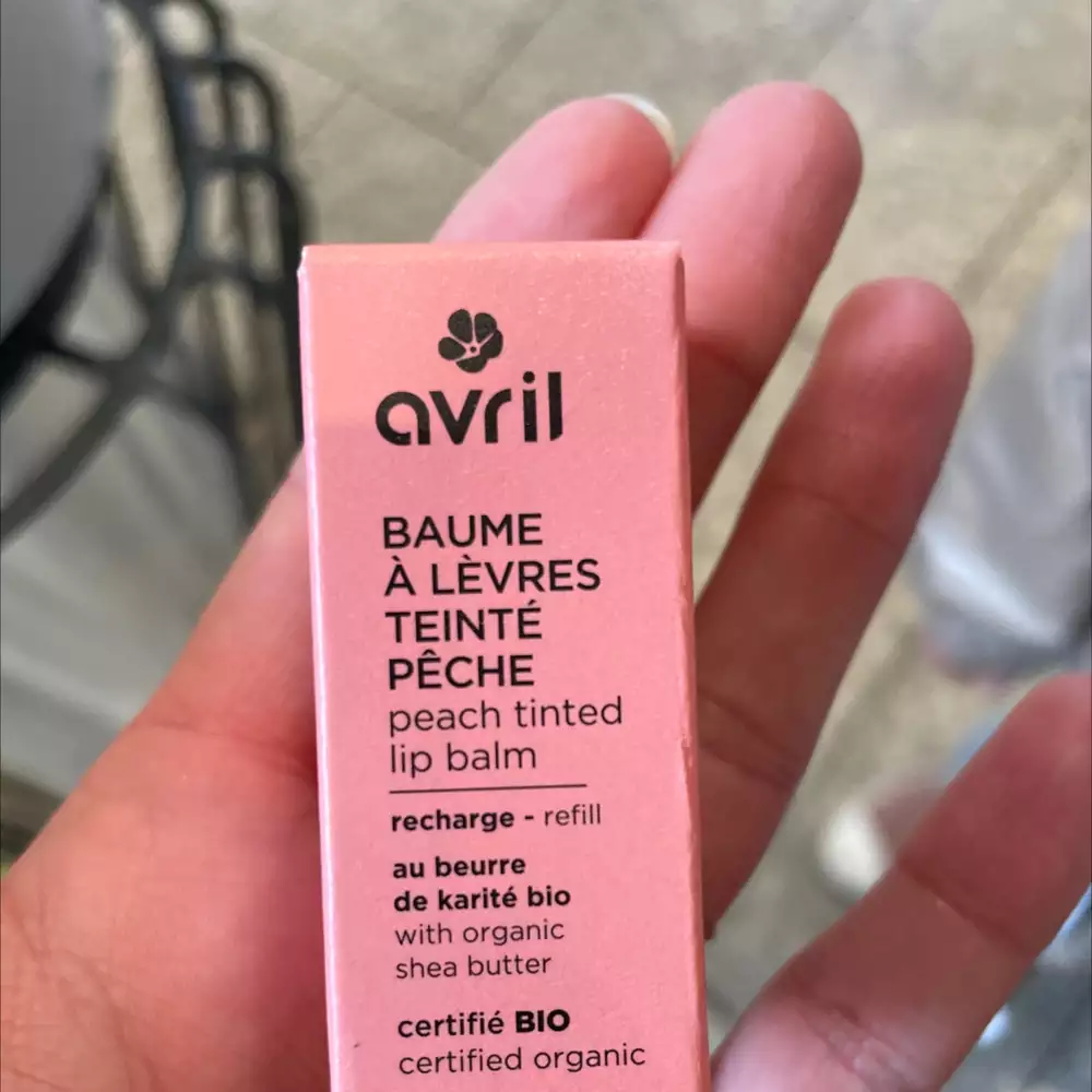 AVRIL - Baume à lèvres teinté pêche