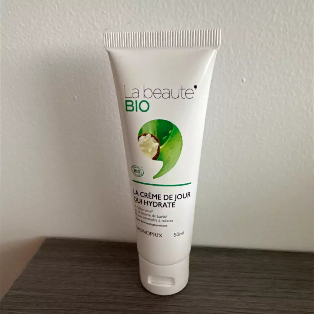 MONOPRIX - La beauté bio - La crème de jour qui hydrate