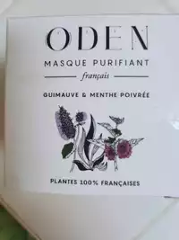 ODEN - Masque purifiant guimauve & menthe poivrée