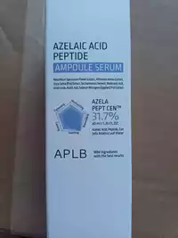 APLB - Azelaic acid peptide - Ampoule serum
