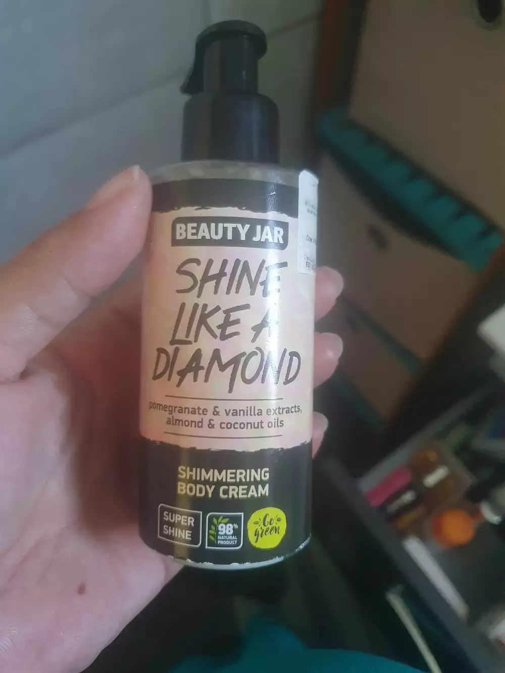 BEAUTY JAR - Shine like a diamond - Shimmering body cream