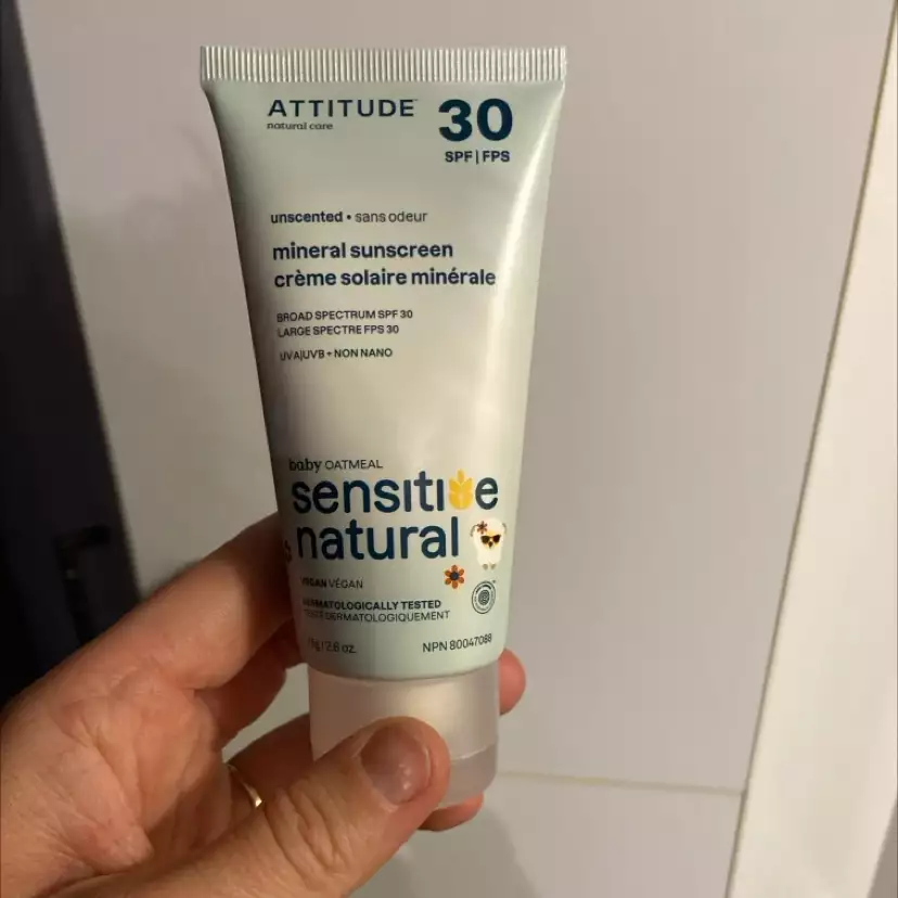 ATTITUDE - Sensitive natural - Crème solaire minérale spf30